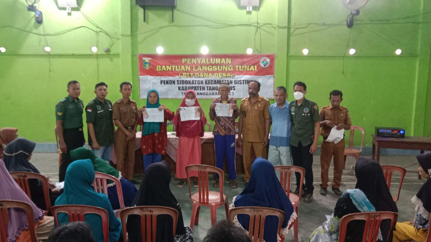 PENYALURAN BANTUAN LANSUNG TUNAI TAHAP KE 2 2023 PEKON SIDOKATON